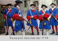 La virreina borbònica contra el 1714