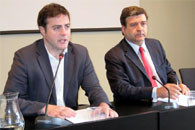 López Tena i Uriel Bertran a Sant Cugat