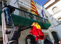 La bandera espanyola de Sant Pol