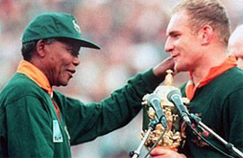 La política esportiva de Nelson Mandela