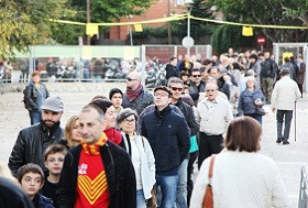 9N: Sant Cugat va ser una festa