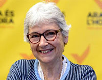 Muriel Casals, fragilitat física, fortalesa moral