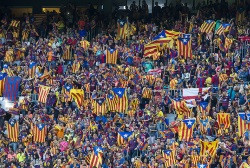 El pacte de les estelades al Camp Nou