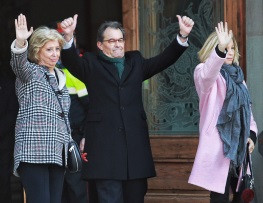 Mas, Ortega i Rigau, judici a Catalunya