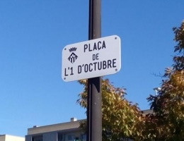 La plaça de l'1 d'octubre