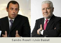 Sandro Rosell & Lluís Bassat 'Associats'