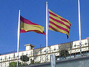 La bandera espanyola a Sant Cugat